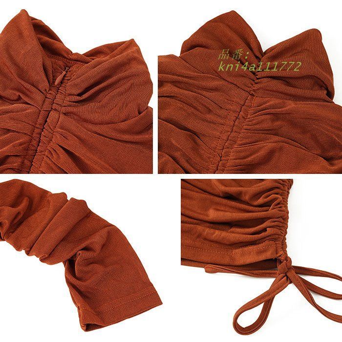 襟付きギャザースタイル