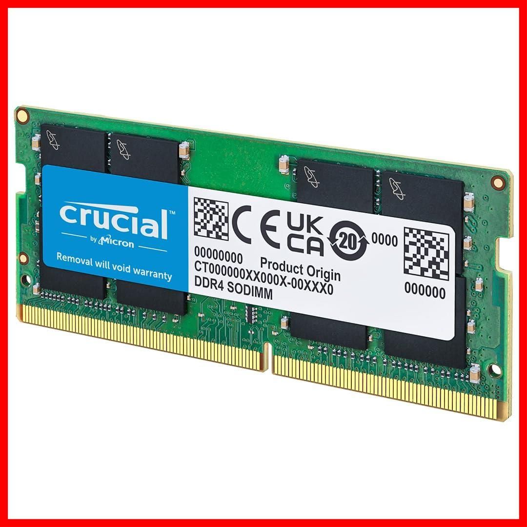 【迅速発送】Crucial ノートPC用増設メモリ 32GB(32GBx1枚) DDR4 3200MT/s(PC4-25600) CL22 SODIMM 260pin CT32G4SFD832A