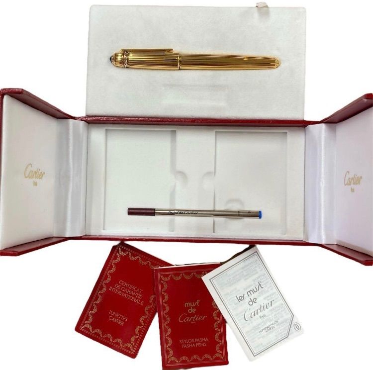 Pasha de Cartier カルティエ ゴールド ボールペン パシャ