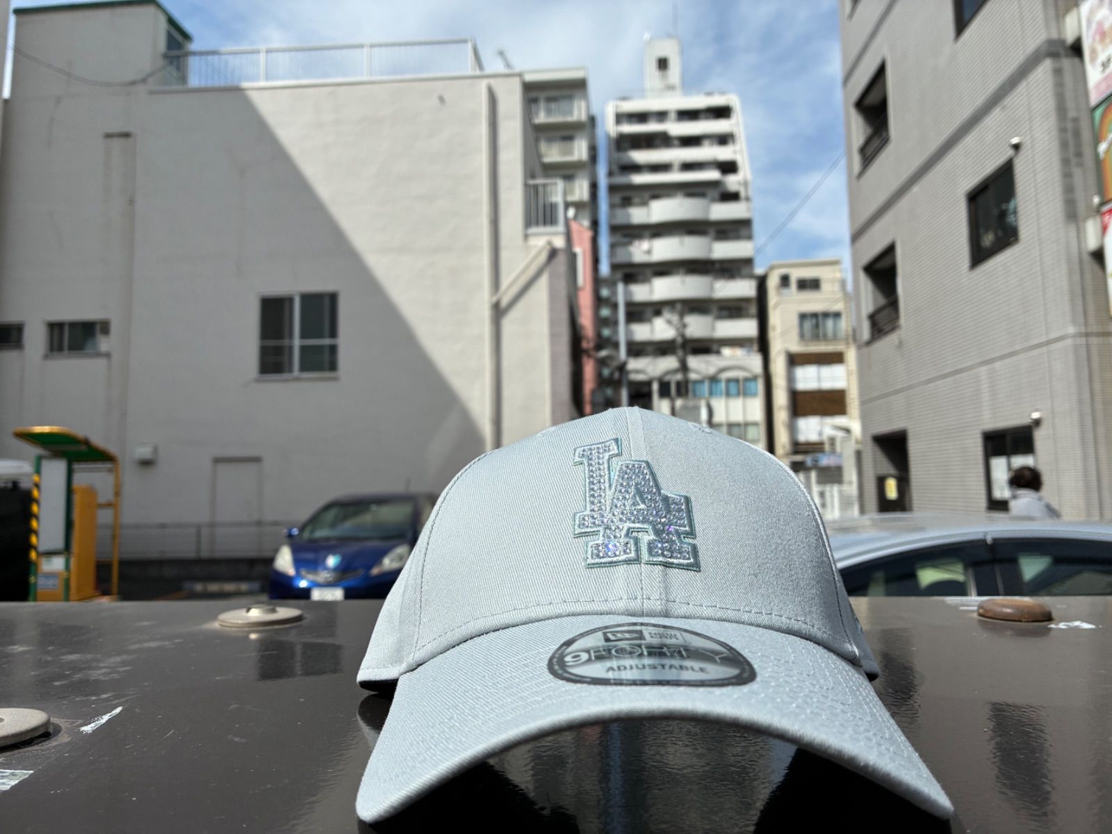 NEW ERA 9FORTY Rhinestone ロサンゼルス・ドジャース スノーグレー