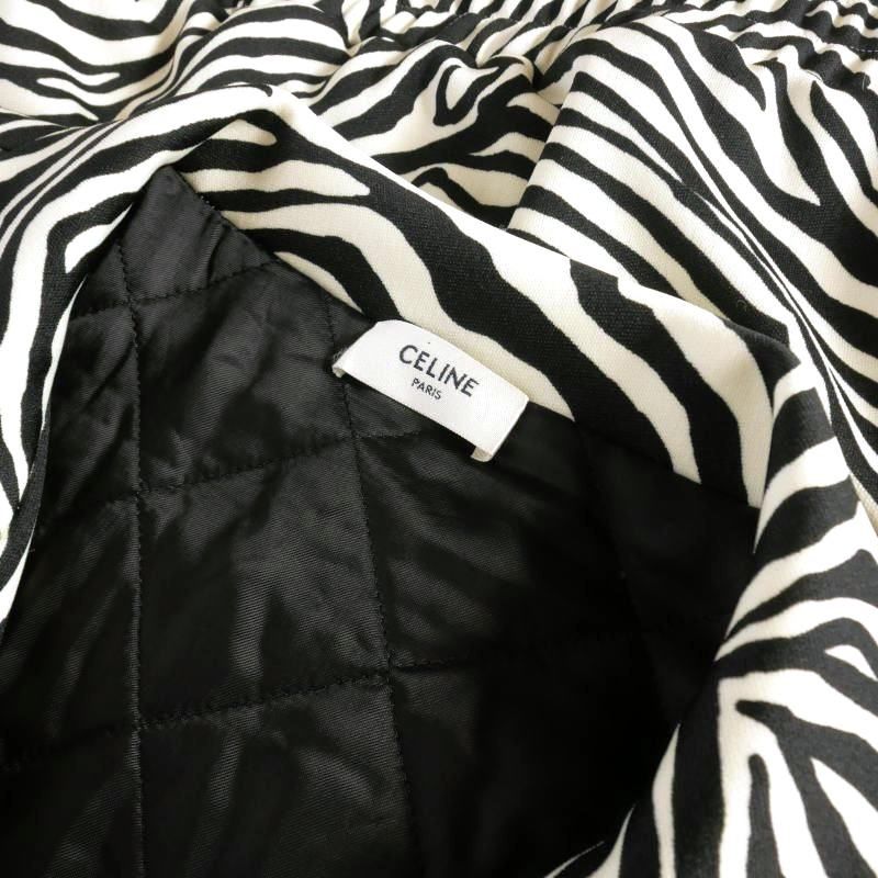 セリーヌ CELINE 22AW ゼブラ柄トラックジャケット ブルゾン S