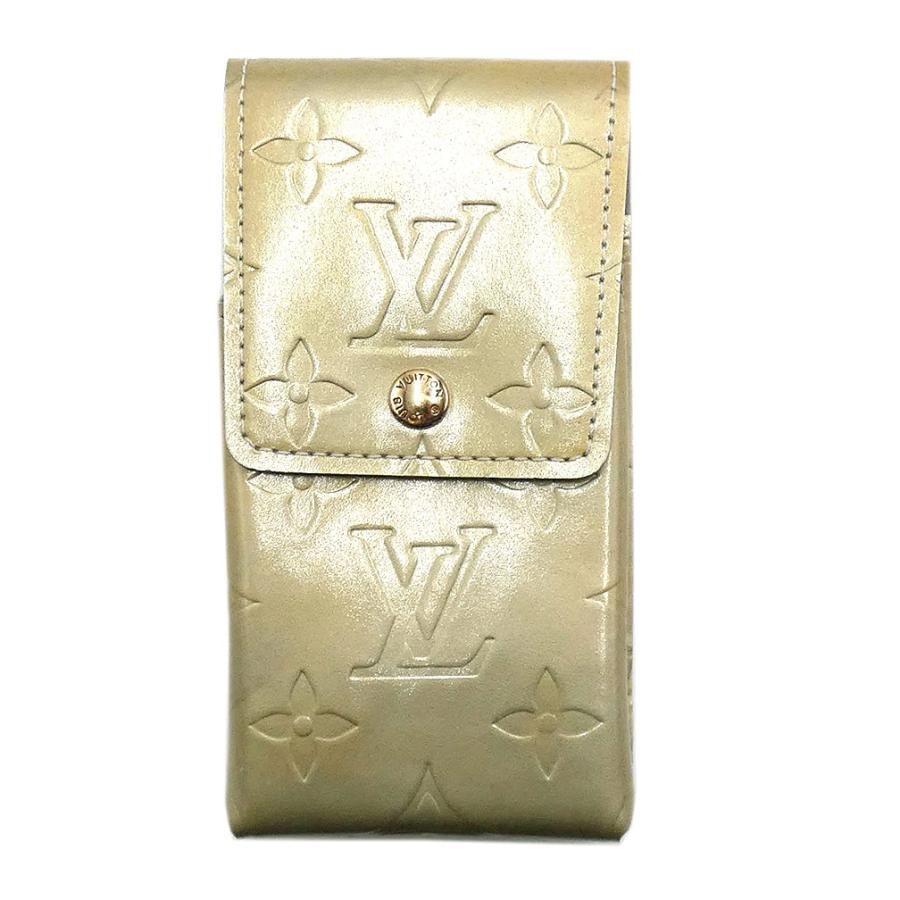 ルイヴィトン ポーチ LOUIS VUITTON ヴェルニ シガレットケース 小物入れ イエローグリーン レディース M91050 JJS04454  - メルカリ