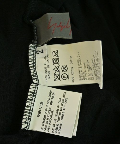  YOHJI YAMAMOTO NOIR Tシャツ カットソー レディース 古着 半袖(Tシャツ) Tシャツ カットソー