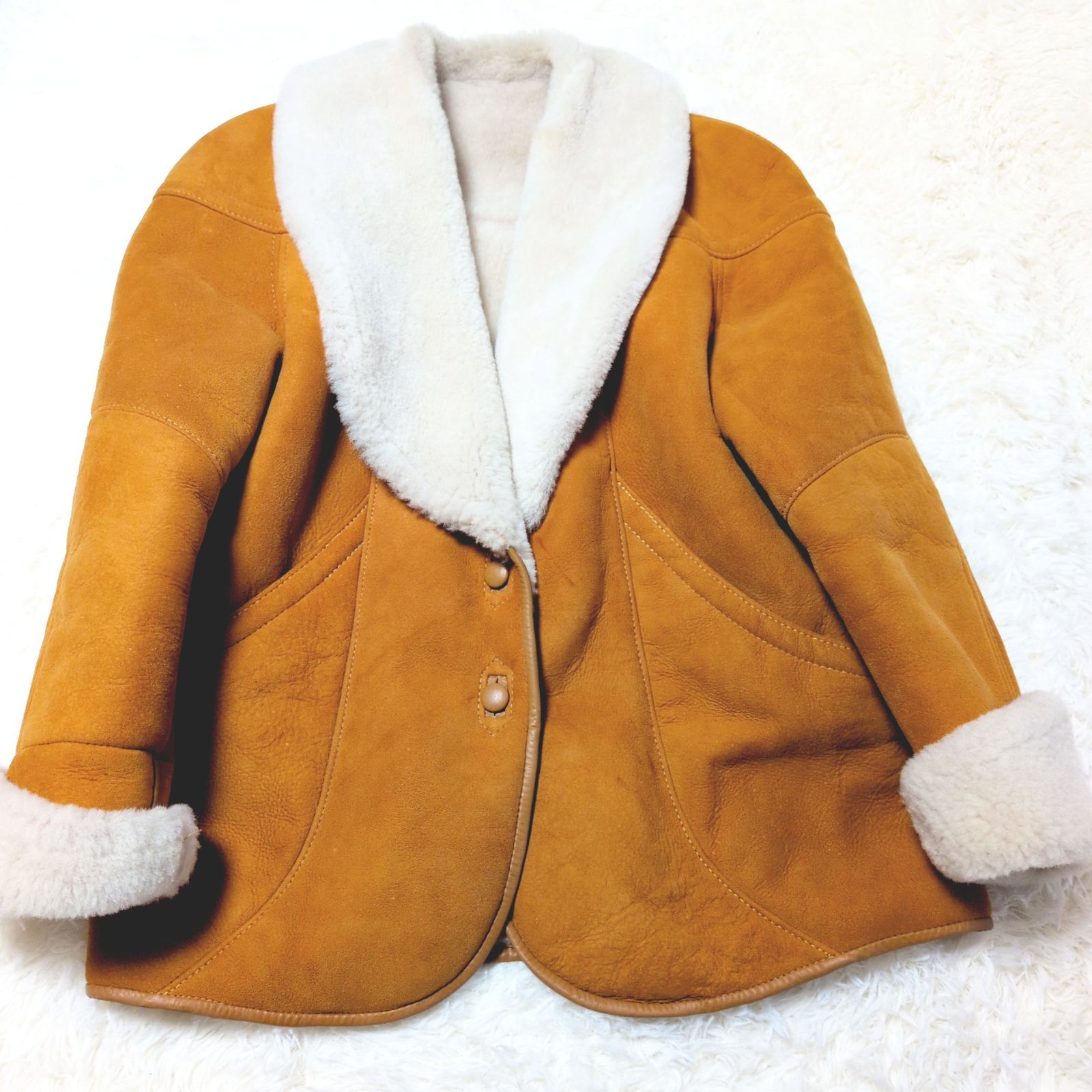 ヴィンテージ】カンタベリー ニュージーランド製 ムートンコート 34