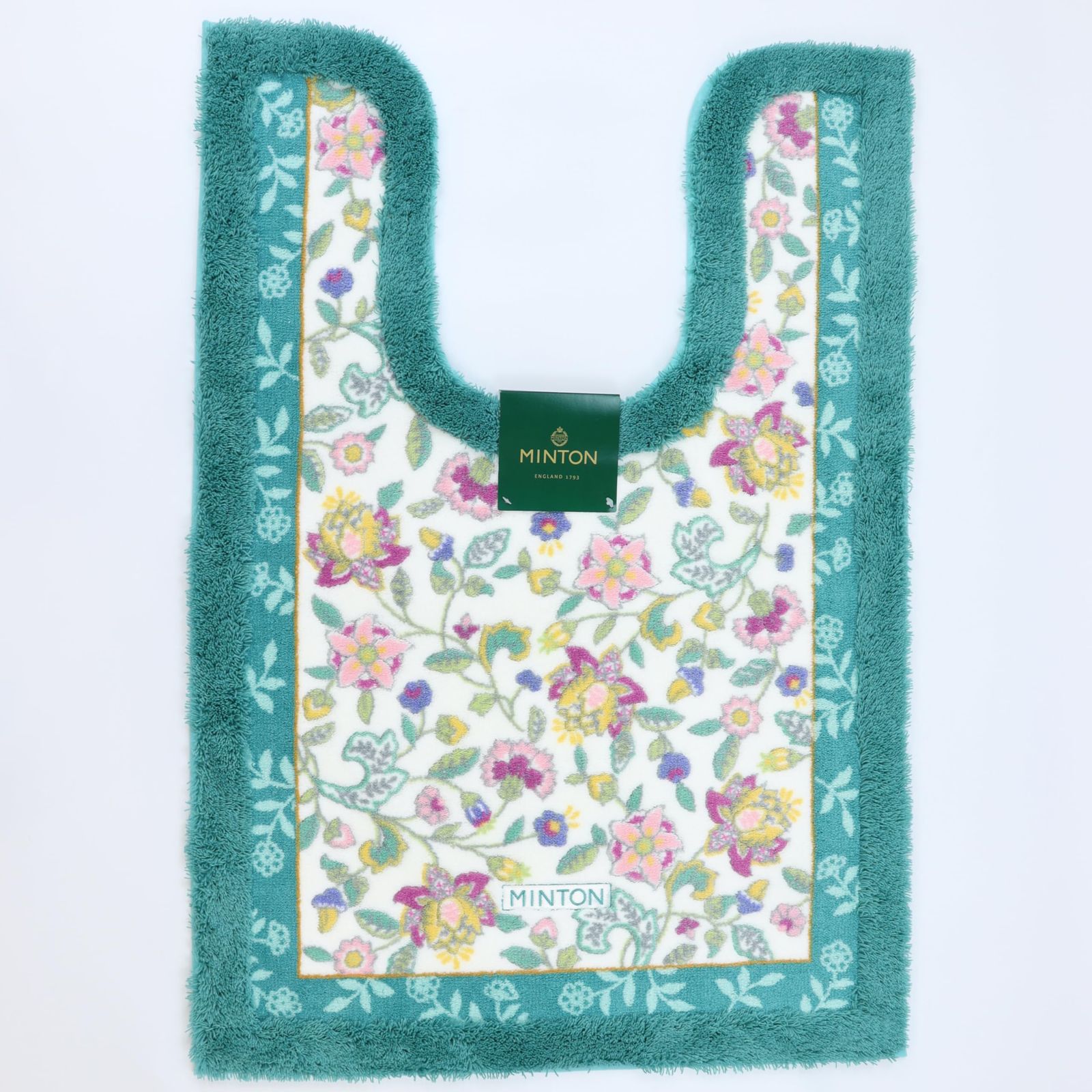川島織物セルコン MINTON ミントン トイレマット ハドンホール グリーン 約95X65cm FT5591 耳長 ロング