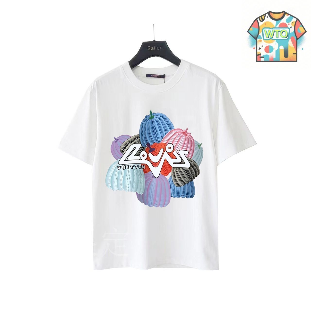 新作【関税・送料込】Louis Vuitton・パンプキンプリントTシャツ 楽天市場】LOUIS VUITTON LV × YK パンプキンプリンテッド T