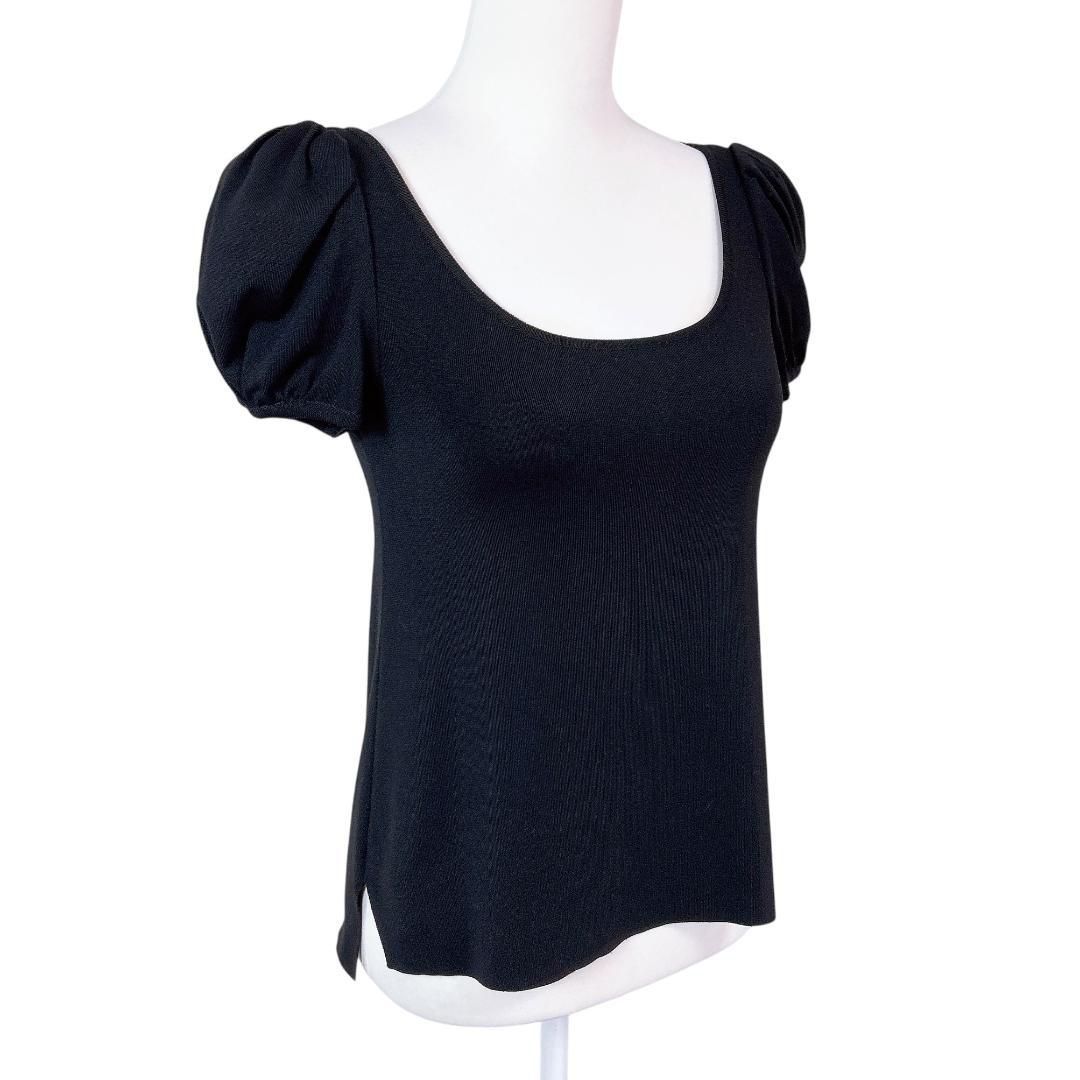 フォクシー ニューヨーク 半袖ニットカットソー 38 裾プレート