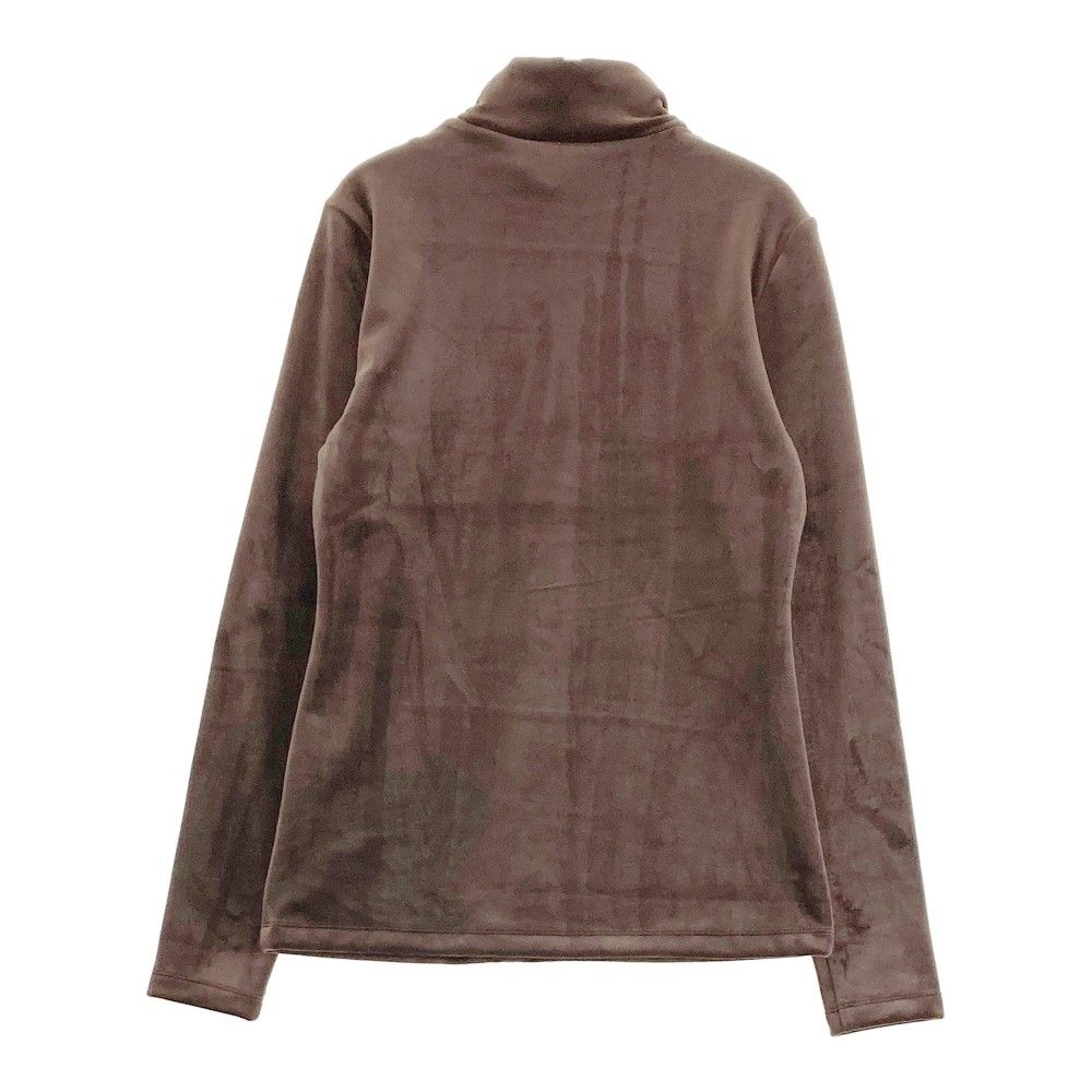 サイズ：S WAAC ワック 072244090 2024年 長袖タートルネックTシャツ  ブラウン系 [240101344949] ゴルフウェア レディース ストスト サイズ：S WAAC ワック 072244090 2024年 長袖タートルネックT