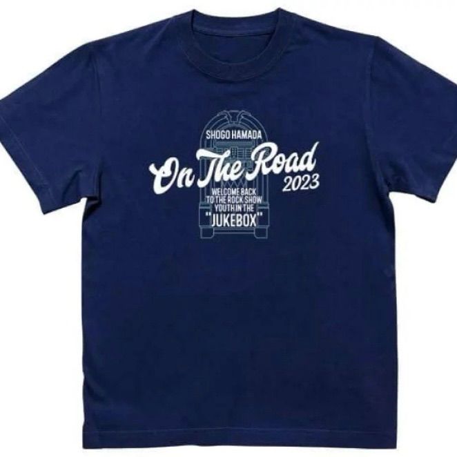 新品未開封品　浜田省吾ON THE ROAD2023インディゴTシャツXLサイズ 未使用・未開封 浜田省吾 Tシャツ (インディゴ) ON THE ROAD 2023 S