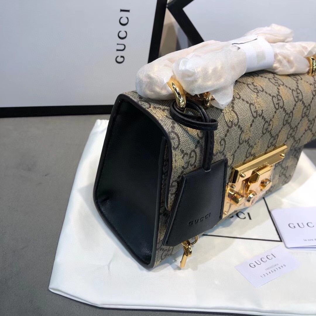 今日特価】GUCCI ブラック 20x15 409487 フォルムショルダー