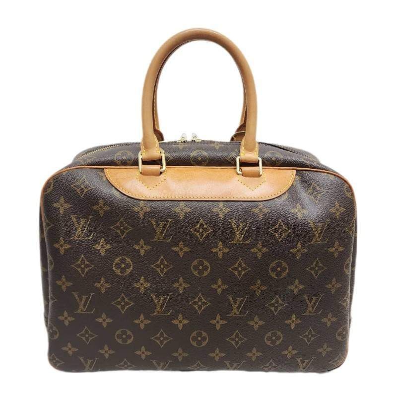 LOUIS VUITTON ルイヴィトン ボーリング ヴァニティ ドーヴィル M47270 MB0012 ブラウン モノグラム ハンドバッグ レディース 22510K14