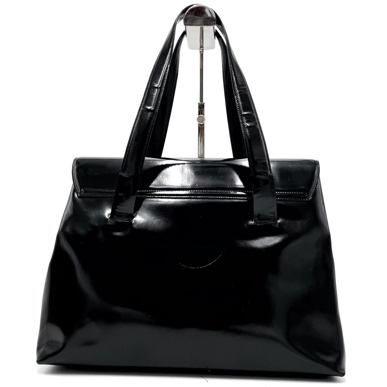 ✨良品✨ PRADA プラダ ハンドバッグ トートバッグ ロゴ型押し 