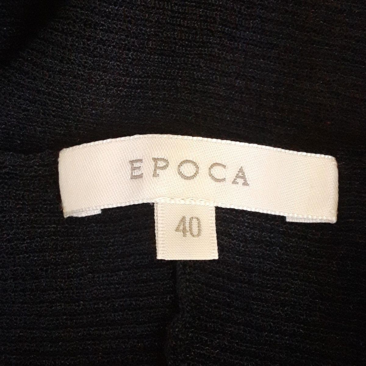 EPOCA(エポカ) カーディガン サイズ40 M レディース美品 - 黒