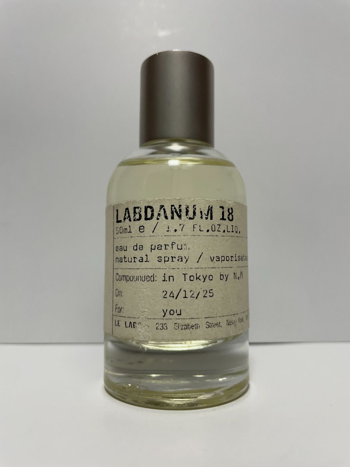 香水(ユニセックス) LE LABO LABDANUM18 50ml LABDANUM 18 | Eau De Parfum | Le Labo Fragrances