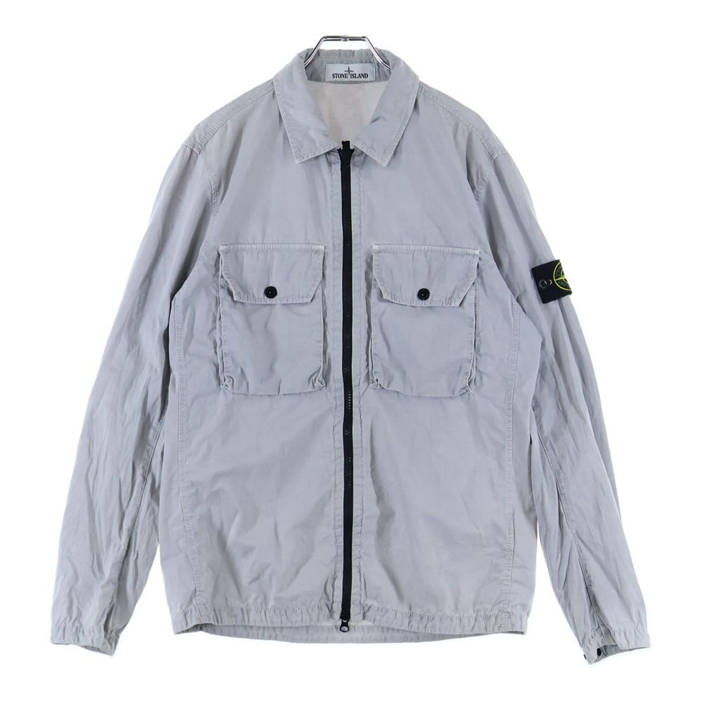 STONE ISLAND ストーンアイランド 2 Pocket Shirt Jacket 2ポケット ダブルジップアップシャツジャケット グレー 7515113WN
