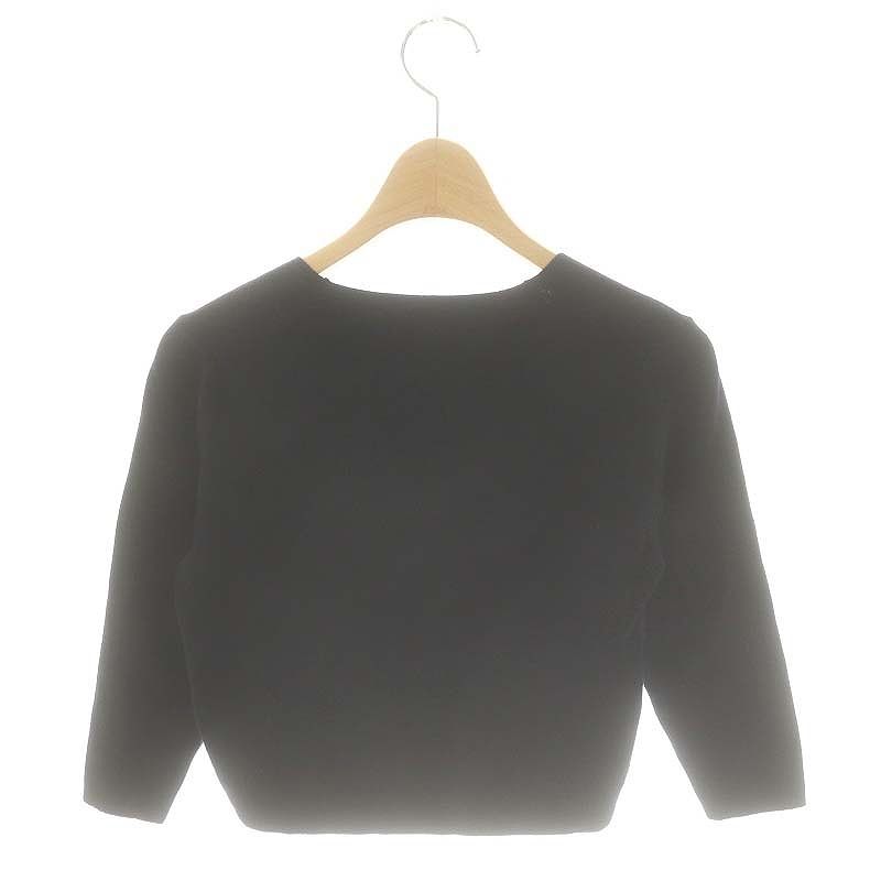 YOKO CHAN ブラックカーディガン 中古・古着通販】YOKO CHAN (ヨーコチャン) ファッションパールボタン