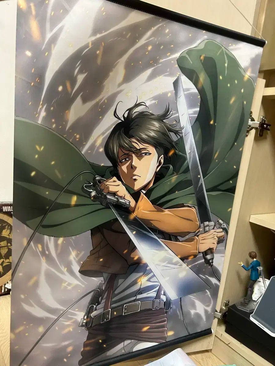 リヴァイ タペストリー 進撃の巨人 ポップアップ MAPPA イオン