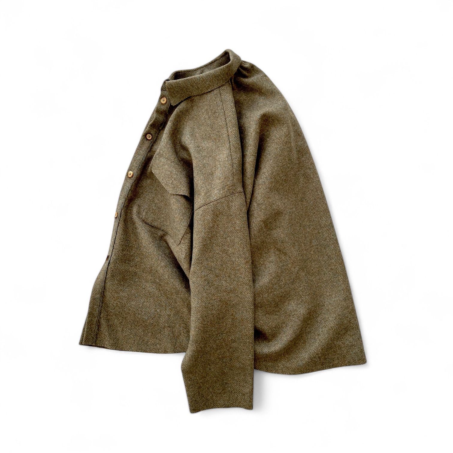 【エンド】isabella stefanelli JEROME シャツ Isabella Stefanelli イザベラ ステファネリ「IS」Jerome merino