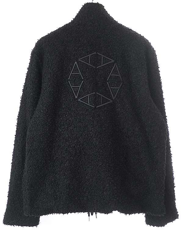 1017 ALYX 9SM アリクス 22AW ハーフジップ ボアプルオーバー ブラック 