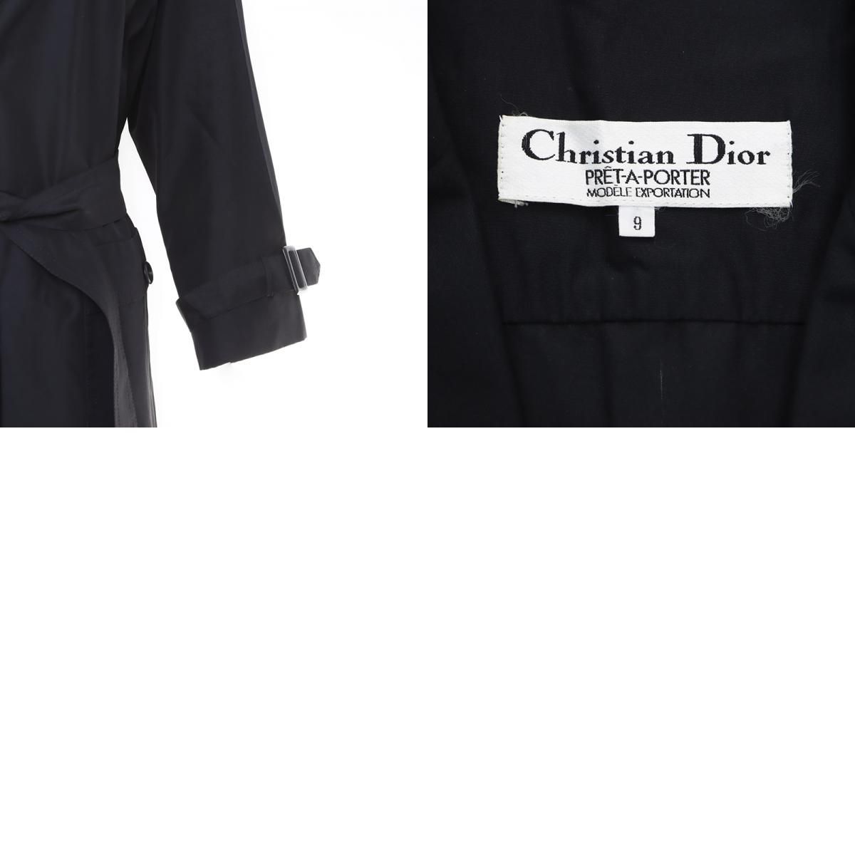 DIOR シルク　ロングコート Christian Dior クリスチャンディオール コート シルク ロング