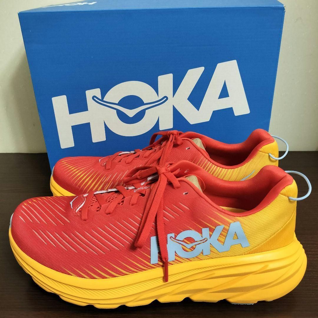 【新品】HOKA RINCON 3 ランニング メンズ27cm 赤