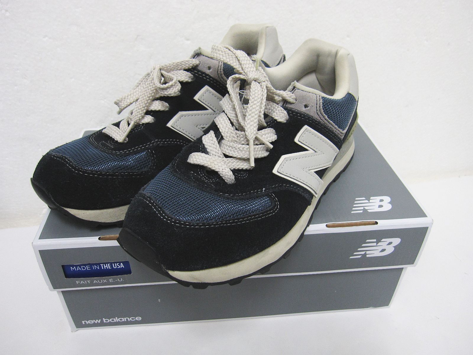 □【USA製】New Balance ニューバランス スニーカー M996NAV ネイビー