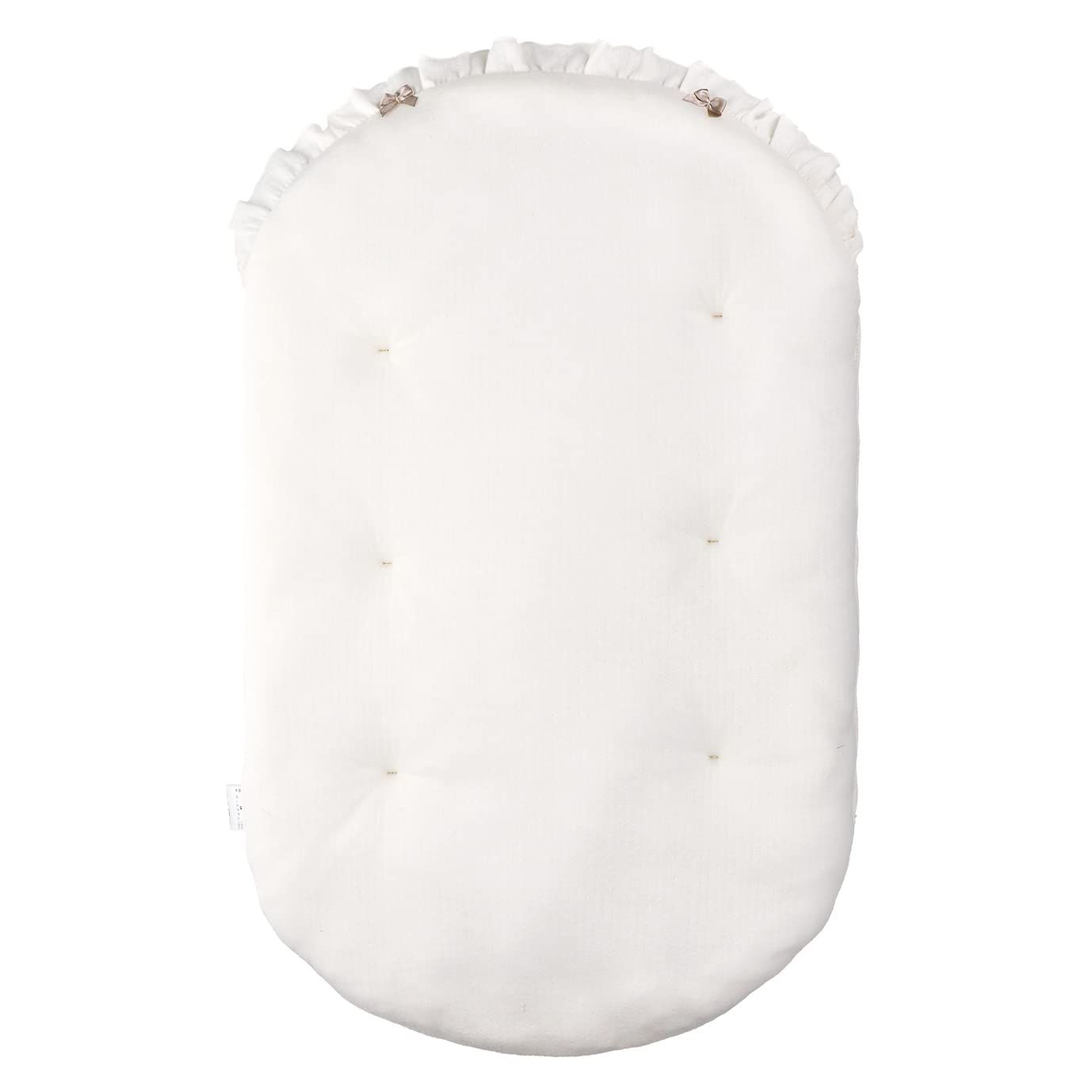 抱っこふとん フリル アイボリー