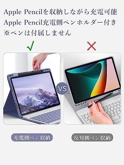 iPad Mini 6 キーボードケース Apple Pencil充電収納iPad mini 第6世代