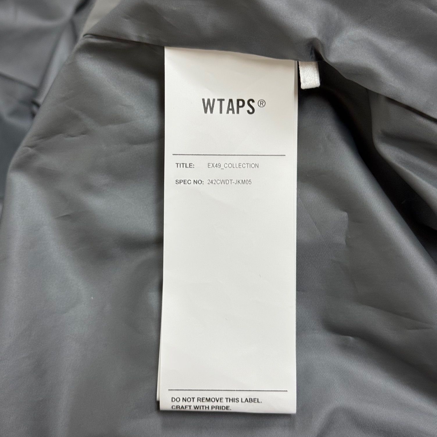 参考上代46200円 WTAPS 24AW B2 / JACKET / NYLON. TUSSAH バイカラー