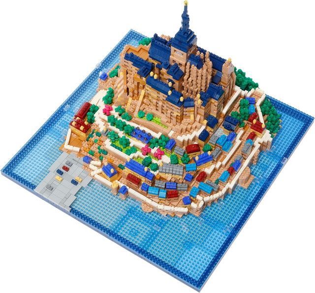 もも٩(๑❛ᴗ❛๑)۶ 　アイスキャンドル &ナノブロック ☆【特典付き】ナノブロック nanoblock モン・サン・ミシェル