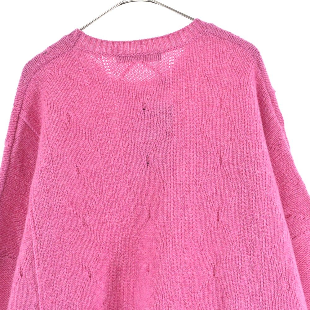 RAF SIMONS (ラフシモンズ) 22AW LOOSE FIT BRAID RELLEF ROUNDNECK  