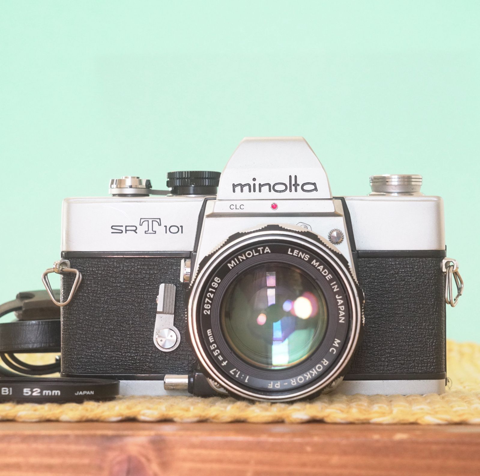 MINOLTA SRT101 ブラック レンズ付き オールドフィルムカメラ