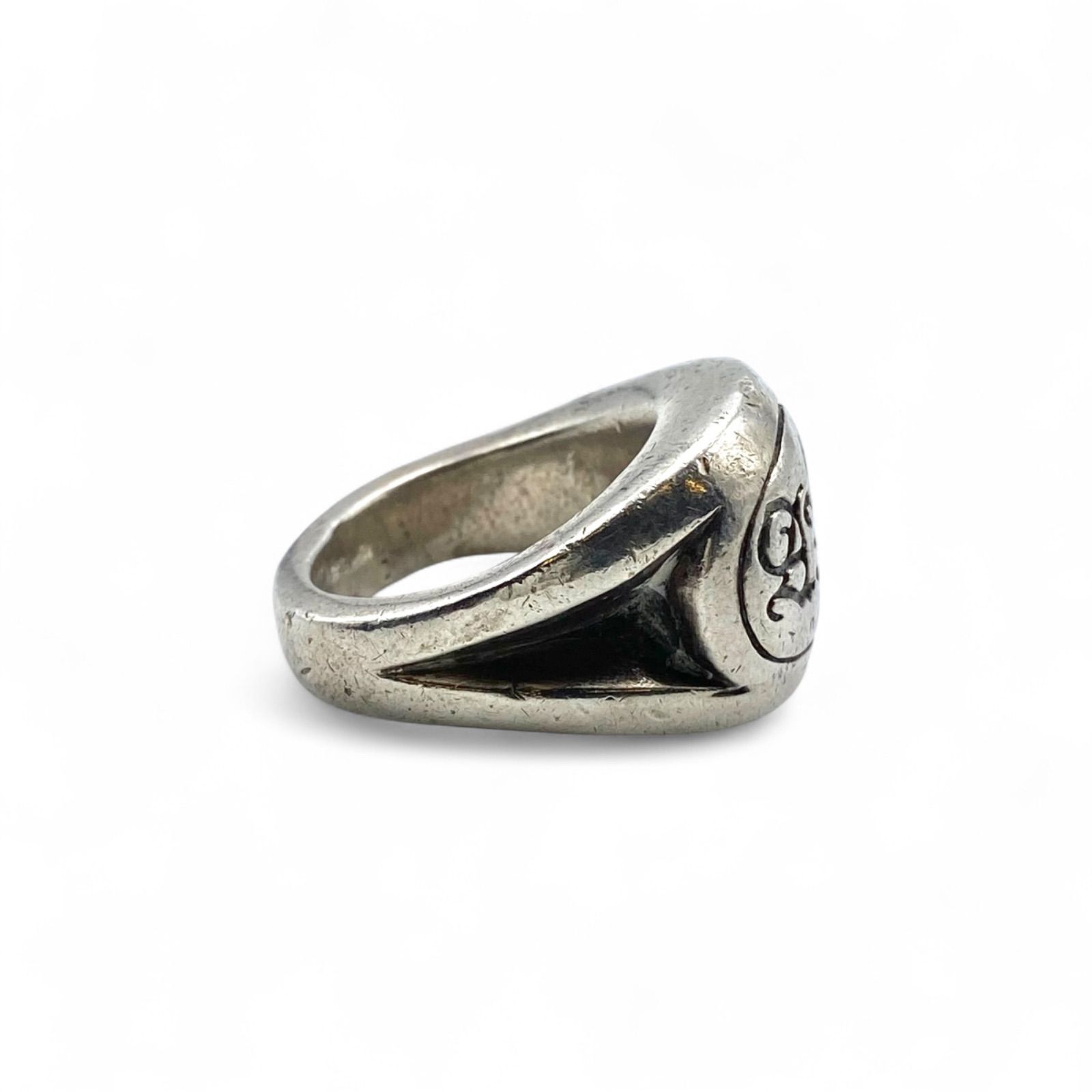 古の紋章】ゴシック Silver 925 刻印 90s Vintage Ring シルバー 