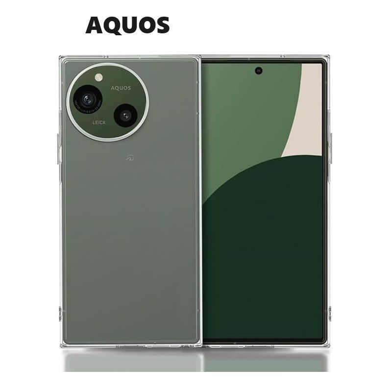 AQUOS R10用 TPU ソフト クリアケース バックカバー 透明 保護