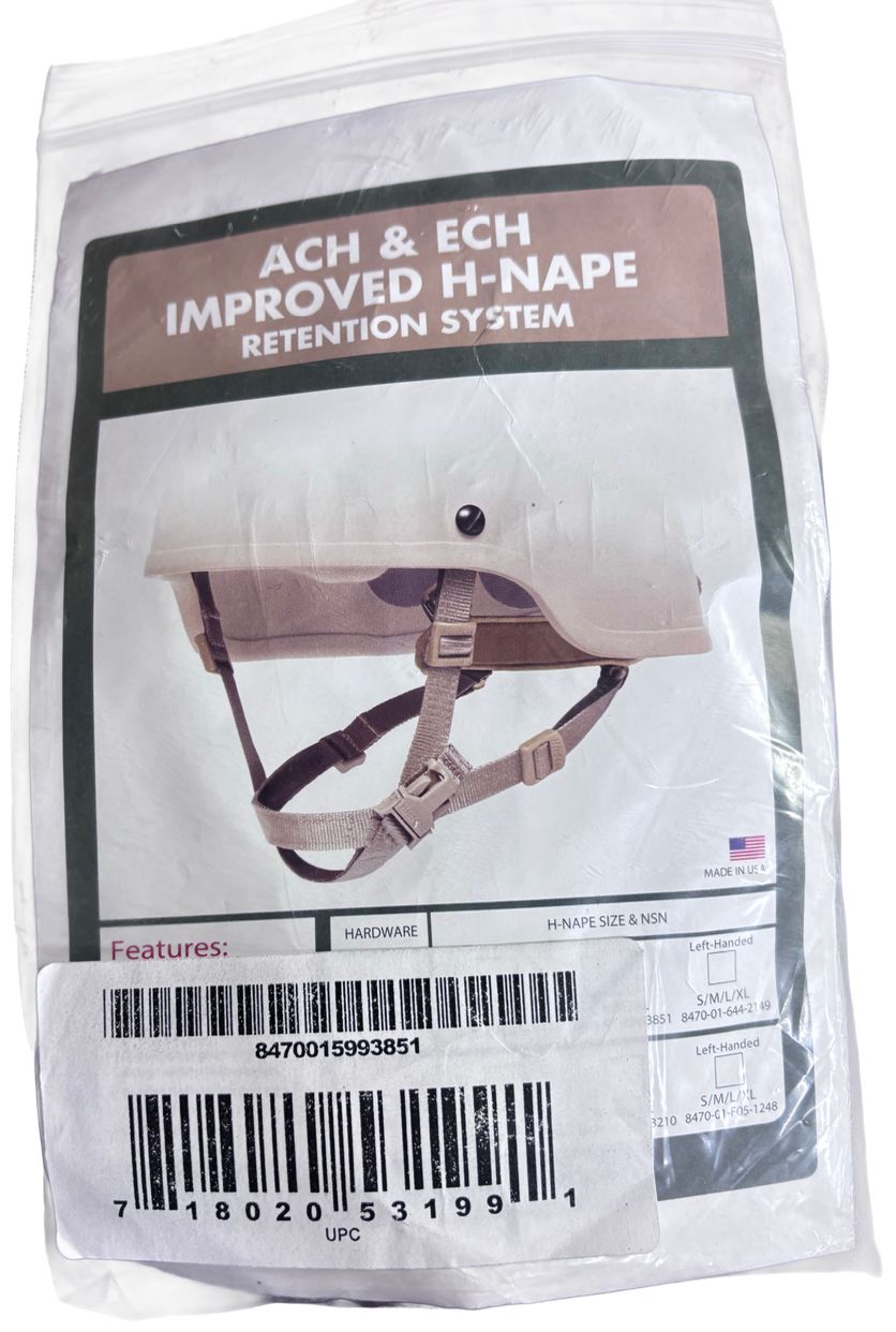 OPS-CORE HEAD-LOC 4-POINT CHINSTRAP – H-NAPE ACH