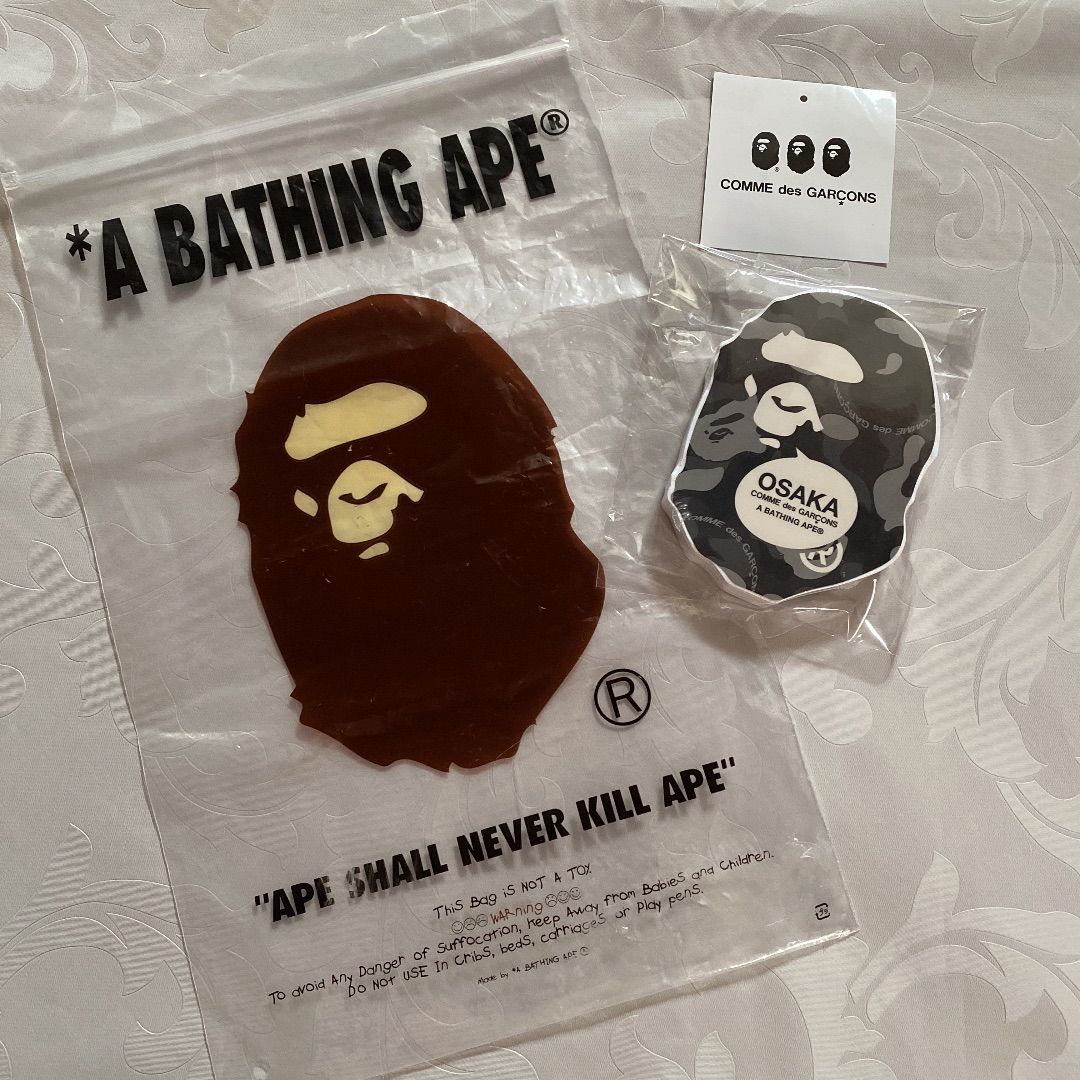 A bathing ape online plastic bag