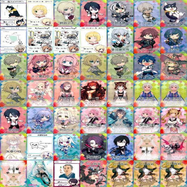 M491】にじさんじフェス チップス カード、シール 568枚 まとめ売り