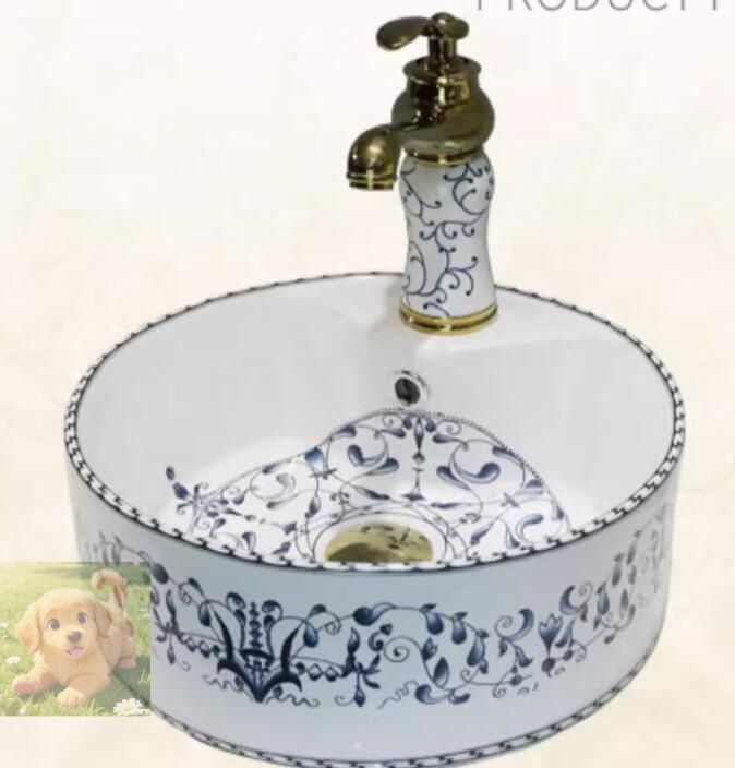 新入荷 北欧 洗面台 洗面ボウルセット 洗面ボール 陶器 手水鉢 手洗器 手洗い鉢 洗面器 蛇口 排水金具付き HRDEVELOPMENT_JP