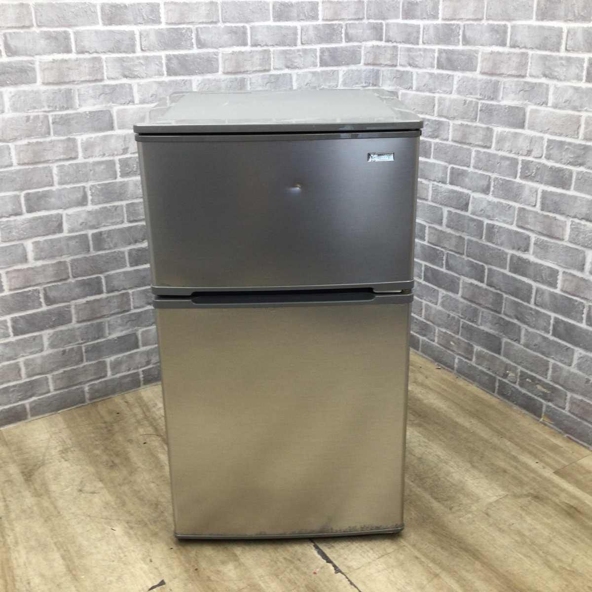 ヤマダセレクト 冷蔵庫 2ドア 90L 右開き YRZ-C09G1 2019年製