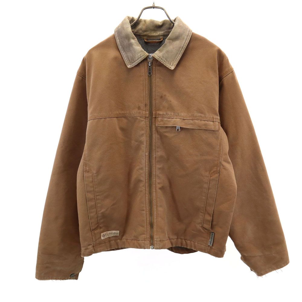 コロンビア ジップアップ カバーオール M ベージュ系 Columbia アウトドア メンズ
