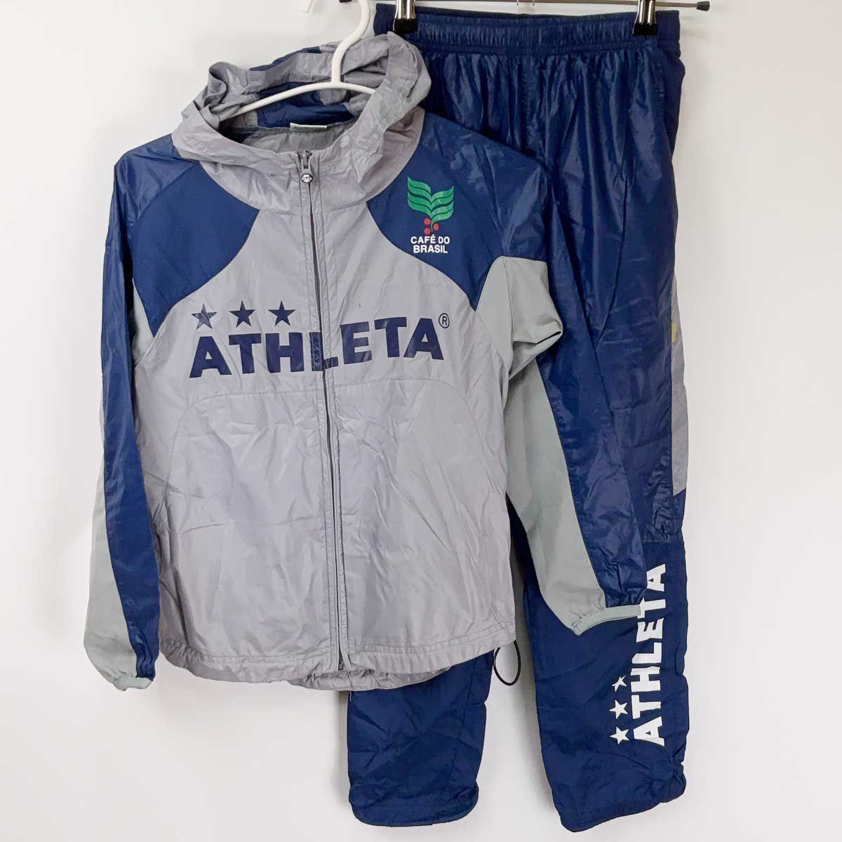 【新品】アスレタ　上下セット　サッカー　 ウィンドブレーカー　ピステ M ATHLETA アスレタ ピステ・ウィンドブレーカー 上下 セットMサイズ