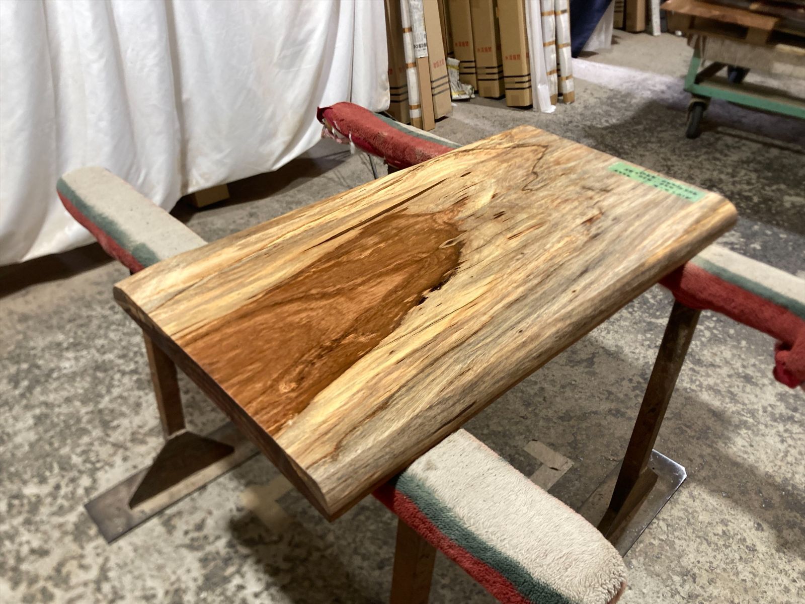 最大90％オフ。 オバンコール9225 一枚板無垢 乾燥材 900ｘ440-430ｘ45㎜ カウンター テーブル ローテーブル 窓台 多様な