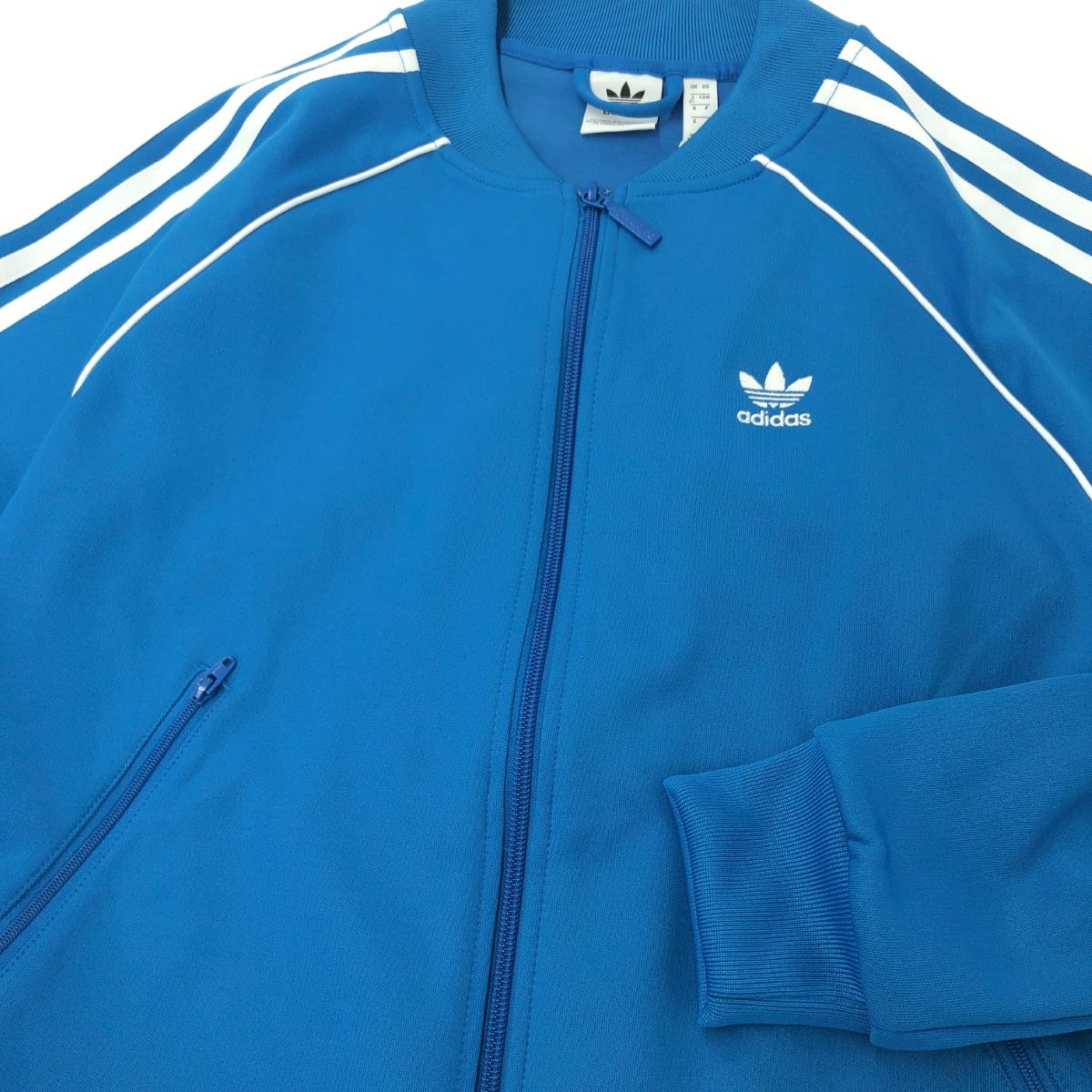 adidasブルー ジャージ ジャケット 未使用品 adidas アディダス ジップアップ ジャージ ED7587
