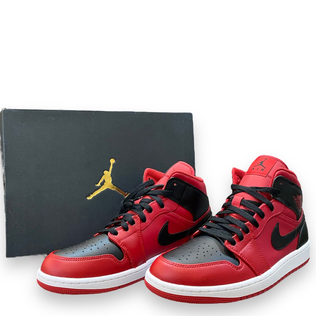 27.5cm NIKE AIR JORDAN 1 MID Reverse Bred スニーカー - メルカリ