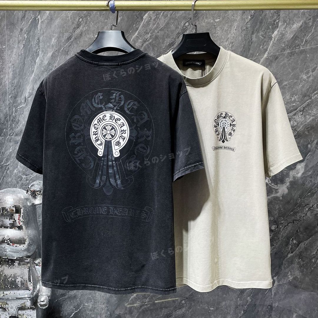 Chrome Hearts | クロムハーツ Ｔシャツ 半袖 ロンT カットソー ロング Tシャツ ブラック 黒 ベージュ