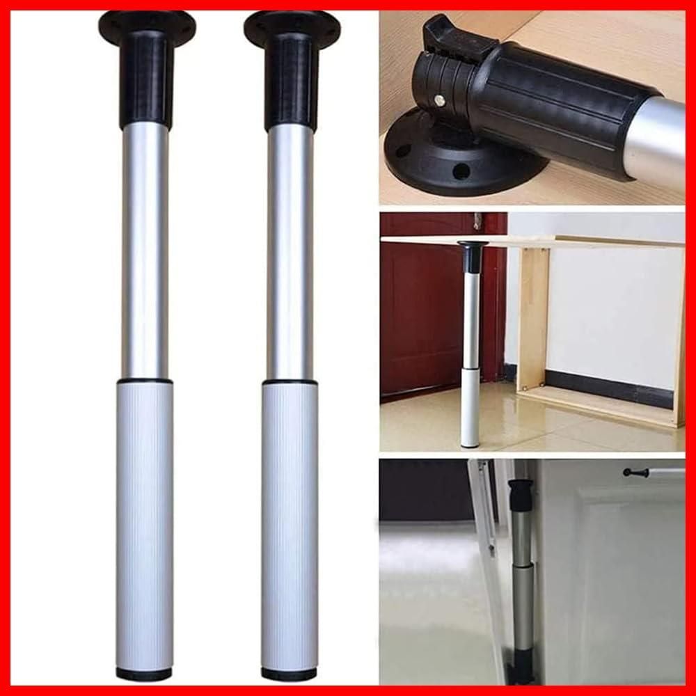 金具 高さ調整式 カウンターテーブルレッグ テーブル サポート脚 円形 テーブル脚 直径60mm 高さ51~71cm 伸縮脚 パーツ カウンターテーブル キャンピングカー アイアンレッグ キャンピングカー 調整 収納 コンパクト 軽量 DIY (2)