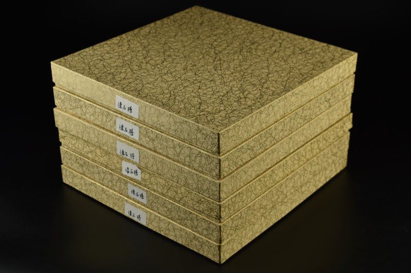 蔵A5425 飛騨春慶塗 会席膳 四方盆 六客 幅33ｃｍ USTAUSTRALIA_COM_AU