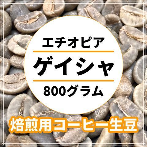 生豆 焙煎用 コーヒー ゲイシャ エチオピア ガニティ農園 800g