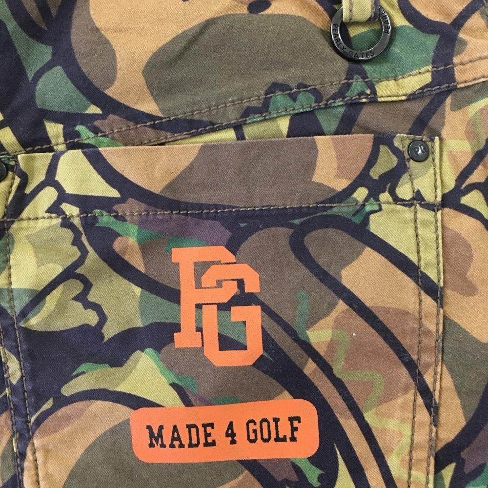 パーリーゲイツレデース、ハンバーガーカモフラ柄スカート