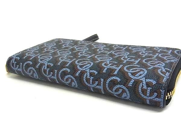 □新品□未使用□ COACH コーチ CF521 PVC×レザー ラウンドファスナー
